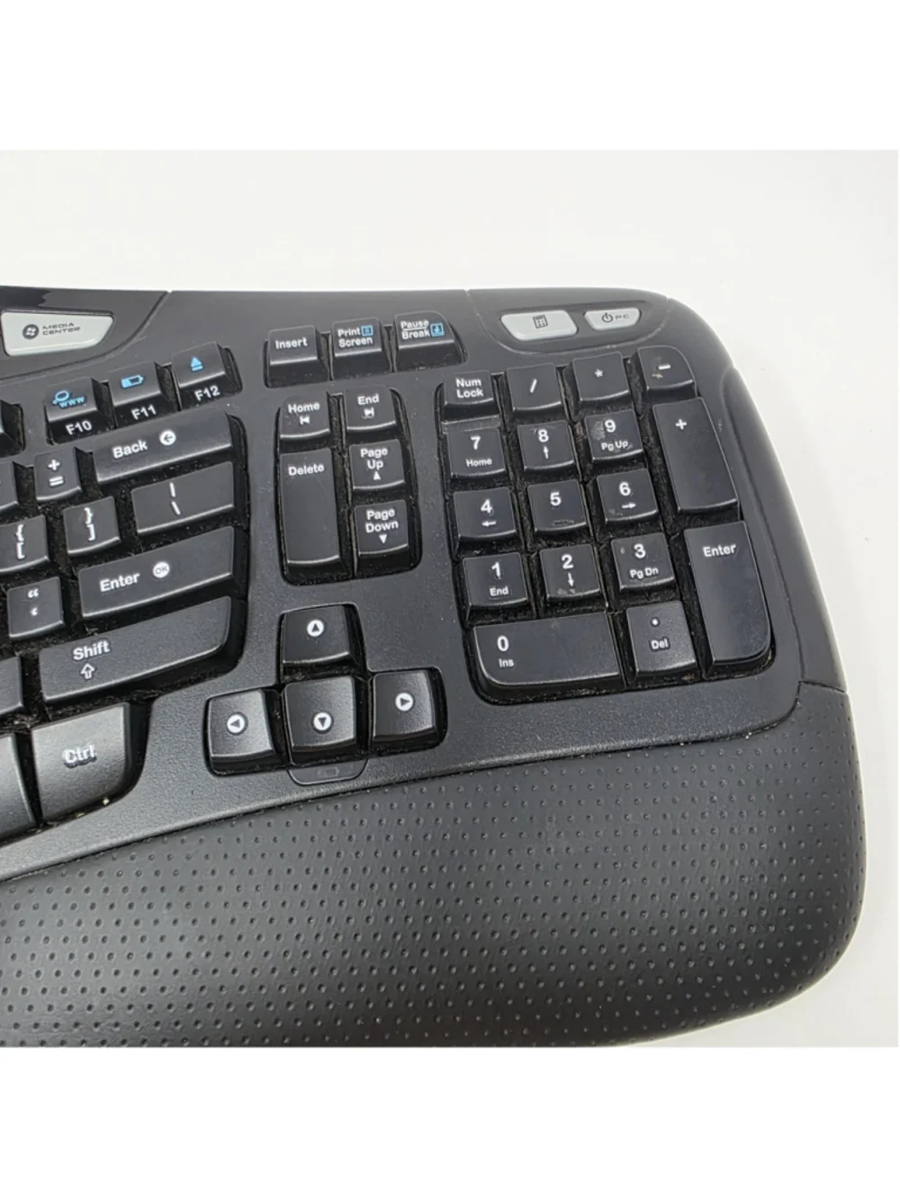 Logitech K350 Wave Comfort Ergonomic Wireless Keyboard No Dongle